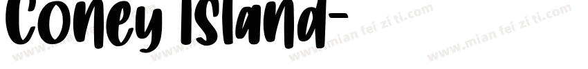 Coney Island字体转换